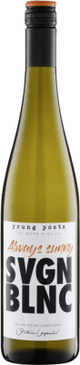 7,95 € Kostenloser Versand | Weißwein Young Poets Always Sunny Trocken Q.b.A. Pfälz Pfälz Deutschland Sauvignon Weiß Flasche 75 cl