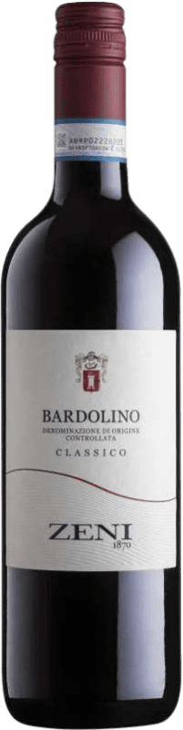 10,95 € Kostenloser Versand | Rotwein Zeni Klassisch D.O.C. Bardolino Venecia Italien Flasche 75 cl