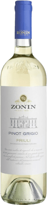 7,95 € Бесплатная доставка | Белое вино Zonin Classici D.O.C. Friuli Фриули-Венеция-Джулия Италия Pinot Grey бутылка 75 cl