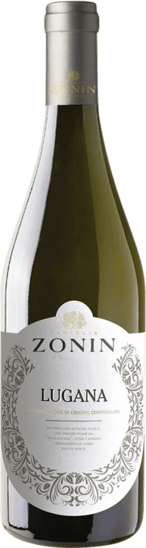 15,95 € Бесплатная доставка | Белое вино Zonin D.O.C. Lugana Ломбардии Италия Trebbiano — Треббиано Бутылка 75 cl
