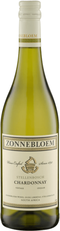 8,95 € Бесплатная доставка | Белое вино Zonnebloem W.O. Western Cape Western Cape South Coast Южная Африка Chardonnay бутылка 75 cl