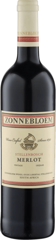 9,95 € Free Shipping | Red wine Zonnebloem W.O. Western Cape Western Cape South Coast South Africa Merlot Bottle 75 cl