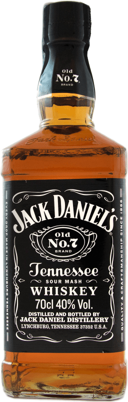 45,95 € Envío gratis | Whisky Blended Jack Daniel's Tennessee Estados Unidos Botella 70 cl