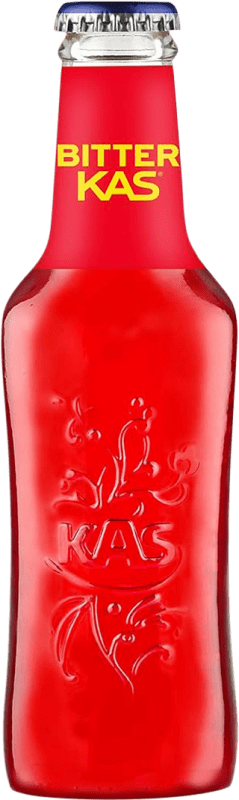 6,95 € 送料無料 | 6個入りボックス ソフトドリンク Kas スペイン 小瓶 20 cl Bitter — 苦い