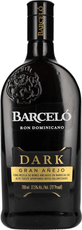41,95 € Envío gratis | Ron Barceló Gran Añejo Dark República Dominicana Botella 70 cl
