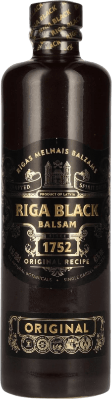 14,95 € Envío gratis | Licores Riga Black 1752 Recipe Original Letonia Botella Medium 50 cl