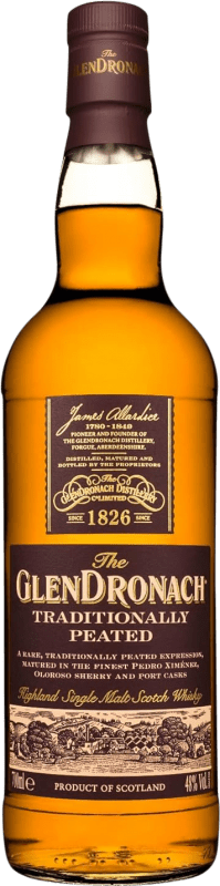 112,95 € 送料無料 | シングルモルトウイスキー Glendronach 伝統的, Peated — 燻製 ハイランド イギリス 70 cl
