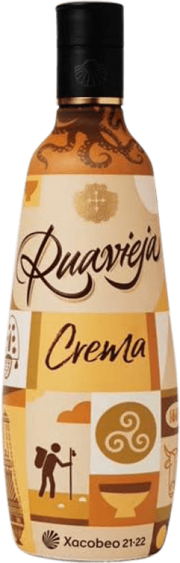 22,95 € Envío gratis | Crema de Licor Ruavieja Orujo España Botella 70 cl