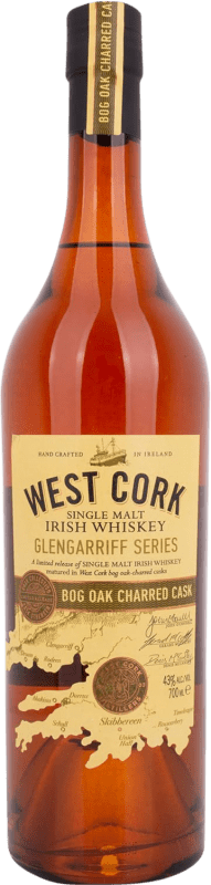 49,95 € Envoi gratuit | Single Malt Whisky West Cork Glengarriff Series Bog Charred Cask Irlande Bouteille 70 cl