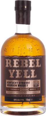 39,95 € Envio grátis | Whisky Bourbon Rebel Cognac Barrel Finish Estados Unidos Garrafa 70 cl