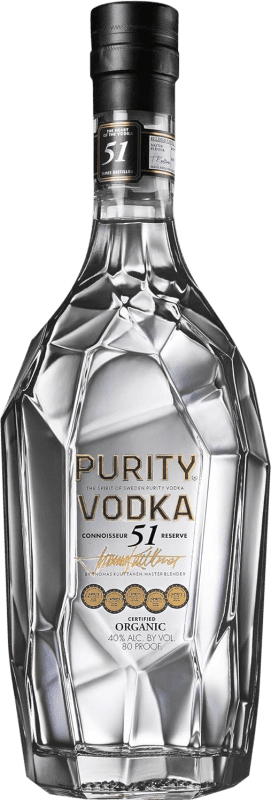 74,95 € Free Shipping | Vodka Purity Connoisseur Organic Reserve Sweden Bottle 70 cl