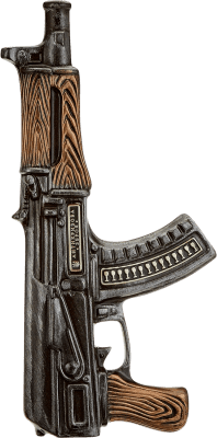 54,95 € 送料無料 | ウォッカ Zolotonosha Kalashnikov AK 47 ウクライナ ミディアムボトル 50 cl