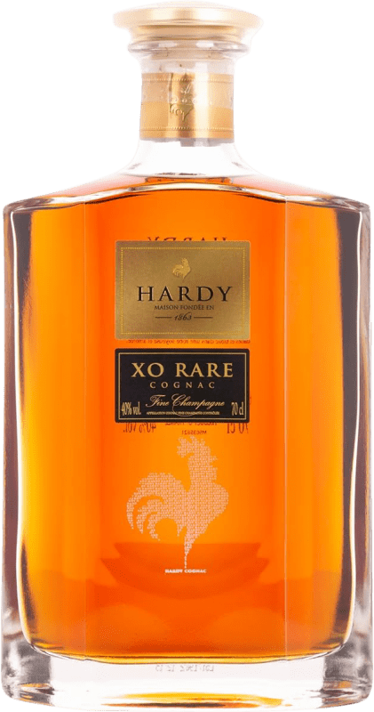 154,95 € Free Shipping | Cognac Hardy Fine Champagne XO Rare France Bottle 70 cl