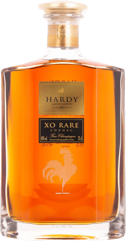 149,95 € 免费送货 | 干邑白兰地 Hardy Rare — 稀有, Fine Champagne — 优质尚邦 XO Extra Old — 特陈 法国 70 cl
