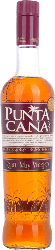 26,95 € 免费送货 | 朗姆酒 Puntacana Muy Viejo 多明尼加共和国 瓶子 70 cl