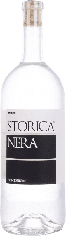 135,95 € 免费送货 | 格拉帕 Domenis 1898 Storica Nera 意大利 特别的瓶子 1,5 L