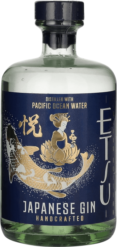 71,95 € 免费送货 | 金酒 Asahikawa Etsu Pacific Ocean Water Gin 日本 瓶子 70 cl