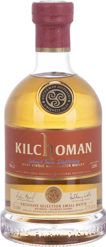 89,95 € 送料無料 | シングルモルトウイスキー Kilchoman Nº 2 Oloroso Sherry Cask Finish — カスクフィニッシュ, Small Batch — 少量生産 アイラ島 イギリス 70 cl