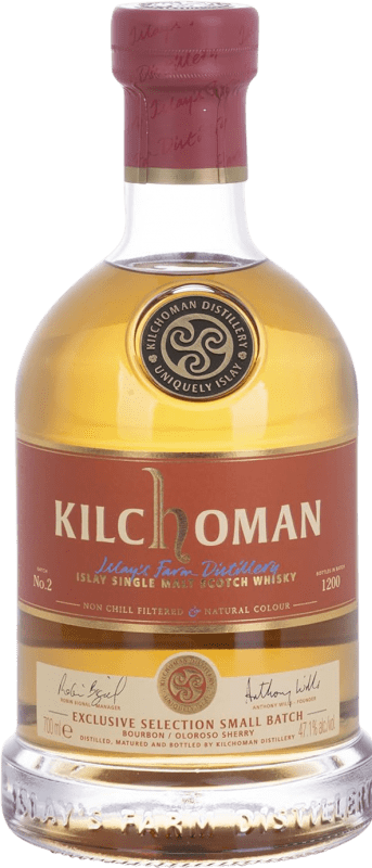 136,95 € Бесплатная доставка | Виски из одного солода Kilchoman Oloroso Sherry Small Batch 2 Айла Объединенное Королевство бутылка 70 cl