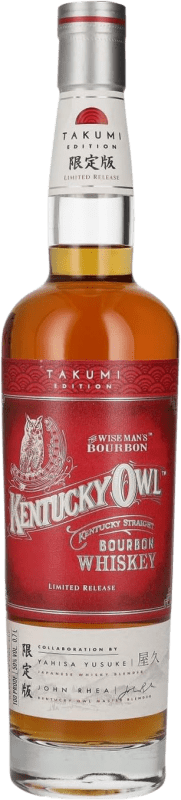 112,95 € Бесплатная доставка | Виски Бурбон Kentucky Owl Takumi Edición limitada Соединенные Штаты бутылка 70 cl