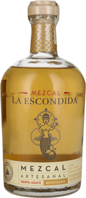 92,95 € Envío gratis | Mezcal La Escondida Artesanal Reposado México Botella 70 cl