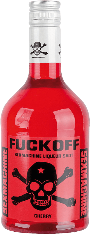 19,95 € Spedizione Gratuita | Scatola da 16 unità Liquori Krugmann Fuckoff Mix Germania Bottiglia Miniatura 2 cl