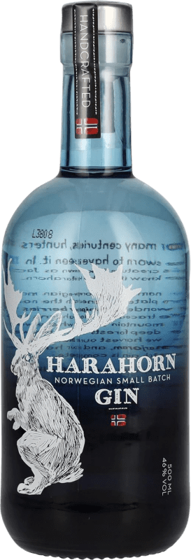 43,95 € Free Shipping | Gin Harahorn Small Batch Norway Medium Bottle 50 cl