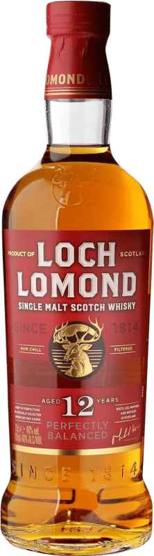 79,95 € Kostenloser Versand | Whiskey Single Malt Loch Lomond The Open Großbritannien 12 Jahre Flasche 70 cl
