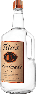 99,95 € Envoi gratuit | Vodka Tito's Handmade États Unis Bouteille Spéciale 1,75 L