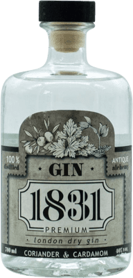 16,95 € Бесплатная доставка | Джин Manuel Acha 1831 London Dry Gin Страна Басков Испания бутылка 70 cl