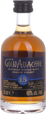 25,95 € Envío gratis | Whisky Single Malt Glenallachie Speyside Reino Unido 15 Años Botellín Miniatura 5 cl