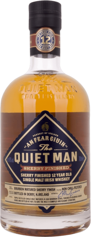 155,95 € 免费送货 | 单一麦芽威士忌 Anfear Cium The Quiet Man Sherry Cask Finish — 橡木桶陈酿收尾 爱尔兰 12 岁 70 cl
