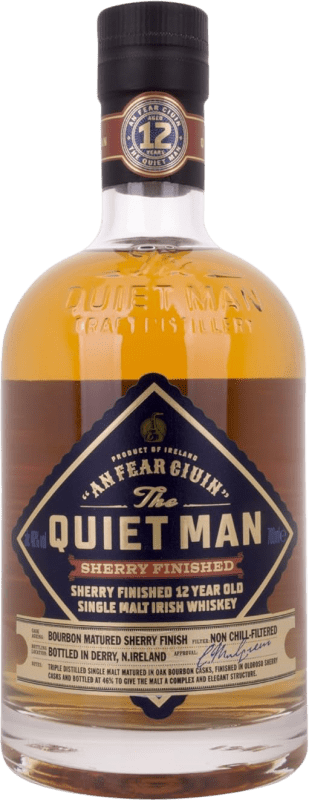 132,95 € Бесплатная доставка | Виски из одного солода Anfear Cium The Quiet Man Sherry Finished Ирландия 12 Лет бутылка 70 cl