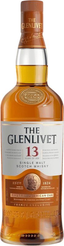 61,95 € Envoi gratuit | Whisky Blend Glenlivet First Fill Royaume-Uni 13 Ans 70 cl