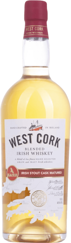 45,95 € Бесплатная доставка | Виски смешанные West Cork Stout Cask Finish Ирландия бутылка 70 cl