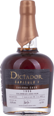 213,95 € 免费送货 | 朗姆酒 Dictador Capitulo I Sherry Cask 哥伦比亚 24 岁 瓶子 70 cl