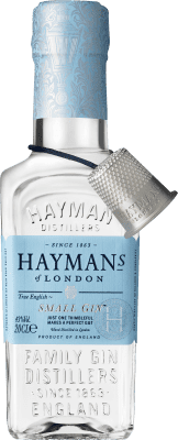 37,95 € Envio grátis | Gin Gin Hayman's Small Gin Reino Unido Garrafa Pequena 20 cl