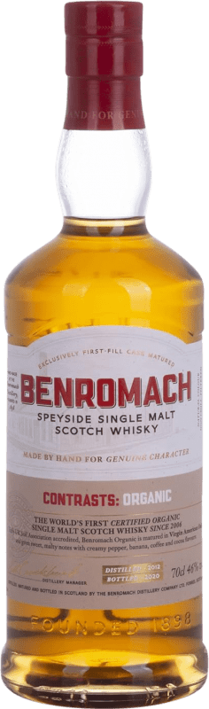 54,95 € 免费送货 | 单一麦芽威士忌 Benromach Contrasts Virgin Cask Finish — 橡木桶陈酿收尾 英国 Organic — 有机 70 cl