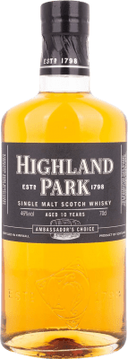 威士忌单一麦芽威士忌 Highland Park Elección del Embajador 10 岁 70 cl