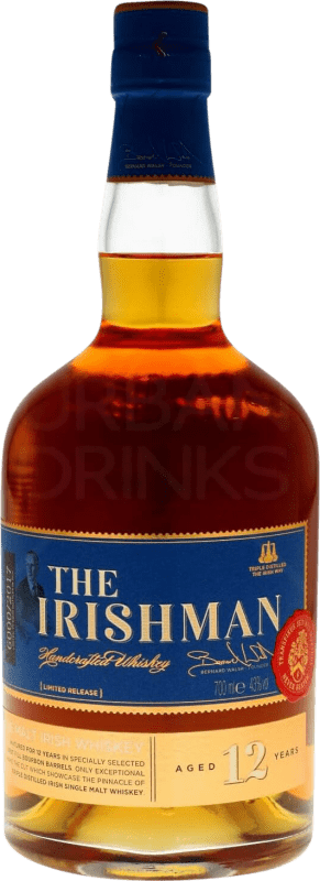 102,95 € Spedizione Gratuita | Whisky Single Malt The Irishman Irlanda 12 Anni Bottiglia 70 cl