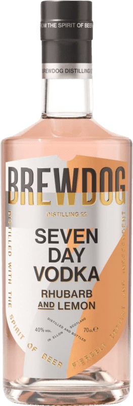 31,95 € 免费送货 | 伏特加 BrewDog Seven Day 英国 70 cl Lemon — 柠檬, Rhubarb — 大黄