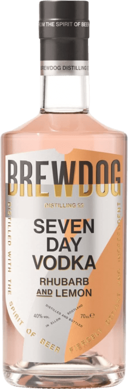 47,95 € 免费送货 | 伏特加 BrewDog Seven Day Rhubarb and Lemon 英国 瓶子 70 cl