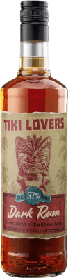 42,95 € Бесплатная доставка | Ром Tiki Lovers. Dark Finest Caribbean Blend Испания бутылка 70 cl