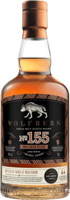 84,95 € Kostenloser Versand | Single Malt Whisky Wolfburn Nº 155 Small Batch, Limitierte Edition Großbritannien 70 cl
