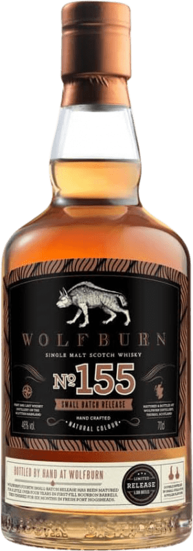 115,95 € Бесплатная доставка | Виски из одного солода Wolfburn Nº 155 Small Batch Release Объединенное Королевство бутылка 70 cl