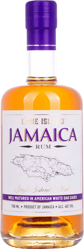 38,95 € Envío gratis | Ron Cane Island Jamaica Caribbean Aged Single Island Nicaragua Botella 70 cl