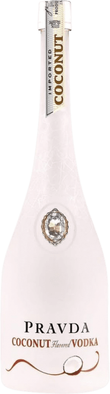 38,95 € Kostenloser Versand | Wodka Pravda Polen 70 cl Coconut — Kokosnuss