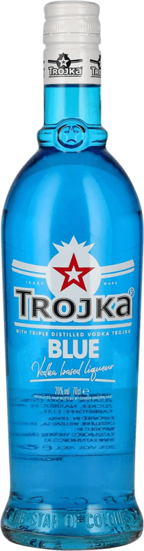 24,95 € Envio grátis | Vodca Trojka Blue Suíça Garrafa 70 cl