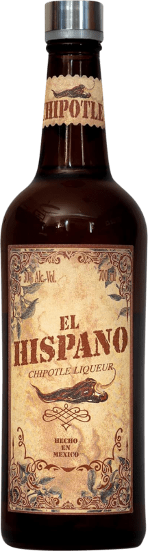 63,95 € Free Shipping | Liqueurs Casa Tarasco El Hispano Chipotle Mexico 70 cl Rum