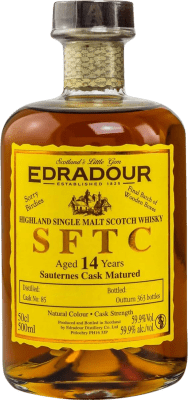 威士忌混合 Edradour Sauternes Cask Matured SFTC Straight From The Cask 14 岁 50 cl